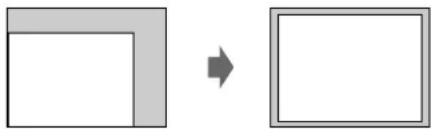 SONY CPDG400 - Automatically sizing and centering the picture (AUTO) - 1