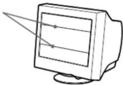 SONY CPDG400 - Si de fines lignes apparaissent à l'écran (fils d'amortissement) - 1