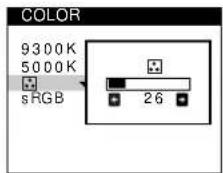 SONY CPDG400 - Adjusting the color of the picture (COLOR) - 1