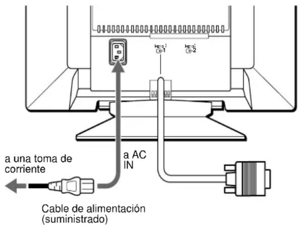 SONY CPDG400 - Paso 2: Conexión del cable de alimentación - 1