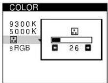 SONY CPDG400 - Ajuste del color de la imagen (COLOR) - 1