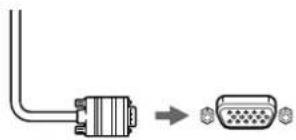 SONY CPDE540 - ■To connect to the HD15 input connector - 1