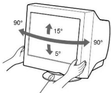 SONY CPDE500 - Utilisation du support pivotant - 1