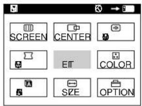 SONY CPDE500 - ■ Displaying the current input signal - 1