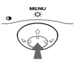 SONY CPDE500 - Press the center of the control button. - 1