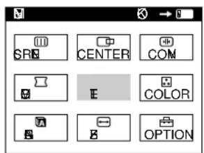 SONY CPDE500 - Press the center of the control button. - 2