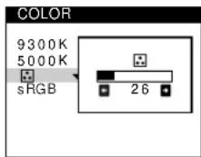 SONY CPDE400 - Adjusting the color of the picture (COLOR) - 1