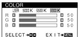SONY CPDE100 - Navigating the menu - 8