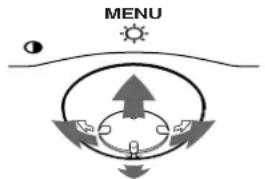SONY CPDE100 - Move the control button / to highlight LANGUAGE/INFORMATION and press the center of the control button again. - 1