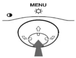 SONY CPDE100 - Press the center of the control button. - 1