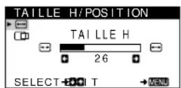 SONY CPDE100 - 2TAILLE H/POSITION (page 10) - 1