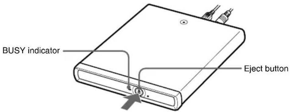 SONY VGPUDRW1 - Removing a disc - 1