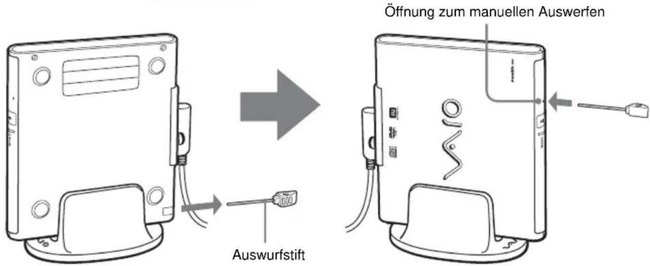 SONY PCGADDRW1 - Wenn die CD/DVD nicht ausgeworfen wird - 1