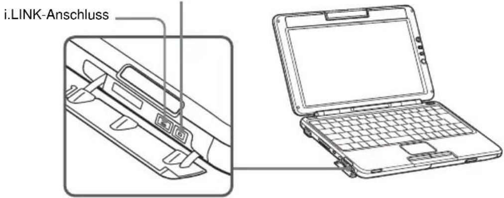 SONY PCGADDRW1 - - Wenn das Notebook mit einem Anschluss DC OUT für VAIO Notebook-Peripheriegeräte ausgestattet ist (siehe Seite 15) - 1