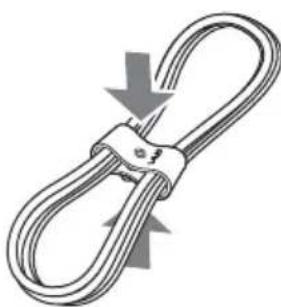 SONY PCGADDRW1 - Using the cable clip - 2