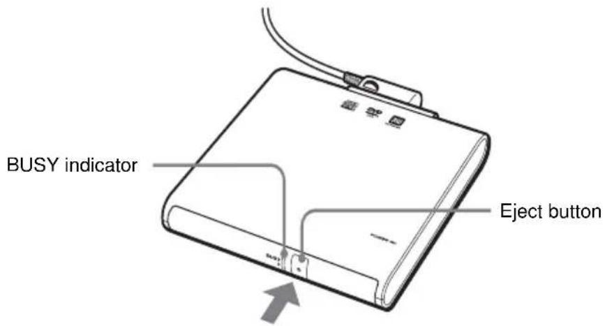 SONY PCGADDRW2 - Removing a disc - 1
