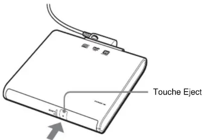 SONY PCGADDRW2 - Appuyez sur la touche Eject. - 1