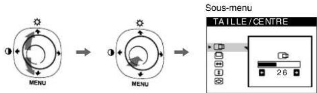 SONY HMDA240R - Navigation dans le menu - 2