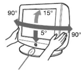 SONY HMDA240R - Use of the tilt-swivel - 1