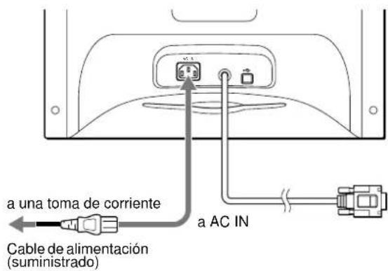 SONY HMDA100 - Paso 2: Conexión del cable de alimentación - 1