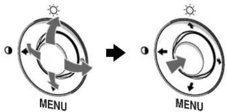 SONY HMDA100 - Select the menu you want to adjust. - 1