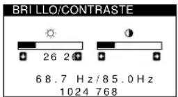 SONY HMDA100 - Ajuste del brillo y del contraste (BRILLO/CONTRASTE) - 1