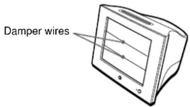 SONY HMDA100 - If thin lines appear on your screen (damper wires) - 1