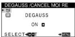 SONY HMDA100 - DEGAUSS/CANCEL MOIRE (page 12) - 1