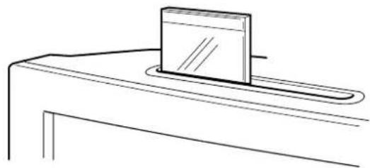 SONY HMDA100 - Utilisez la rainure sur le dessus (hmd-a200 uniquement) - 1