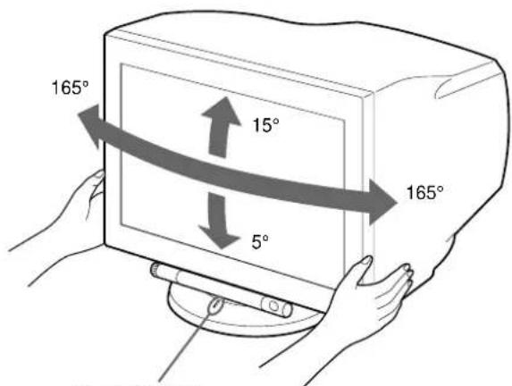 SONY GDMFW9011 - Use of the tilt-swivel - 1