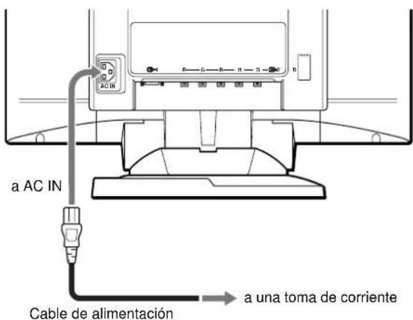 SONY GDMFW9011 - Paso 2: Conexión del cable de alimentación - 1