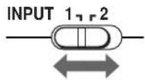 SONY GDMFW9011 - Desplace el interruptor INPUT. - 1
