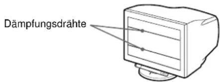 SONY GDMFW9011 - Wenn auf dem Bildschirm dūnne Linien (Dämpfungsdrähte) erscheinen - 1