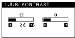 SONY GDMF500R - Justera lusstyrka och kontrast - 1