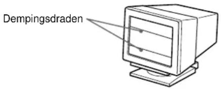 SONY GDMF500R - Indien er dunne lijnen op uw scherm versuschijnen (dempingsdraden) - 1