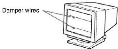 SONY GDMF500R - If thin lines appear on your screen (damper wires) - 1