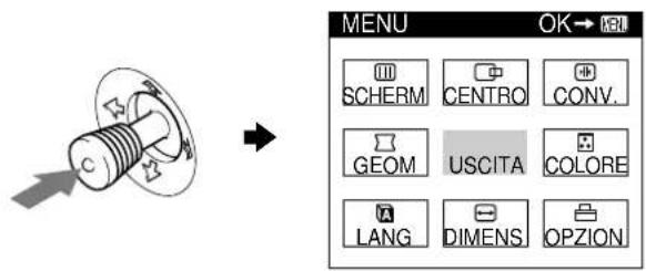 SONY GDMF500R - Selezione della lingua dei menu a schermo (LANG) - 1