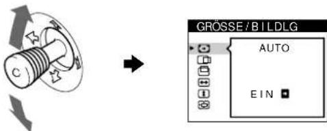 SONY GDMF500R - Einstellen über das Bildschirmenu - 3