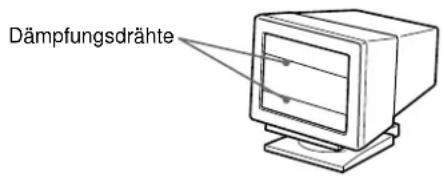 SONY GDMF500R - Wenn auf dem Bildschirm dūnne Linien (Dämpfungsdrähte) erscheinen - 1