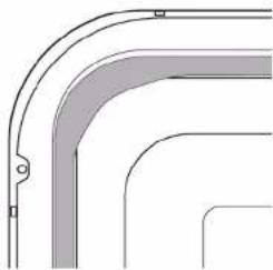 BOSCH SHI4HCS48E - Montarea garniturii uşii - 4
