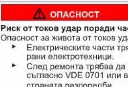 BOSCH SHI4HCS48E - Монтиране на пантата на вратата - 2