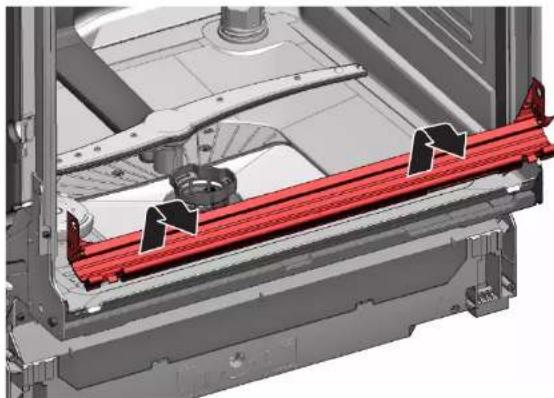 BOSCH SHI4HCS48E - Retirar la junta de la puerta - 4