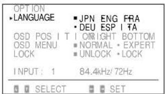 SONY GDM90W01T5 - Press the button. - 2