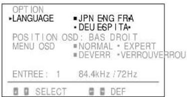 SONY GDM90W01T5 - Sélection du mode normal - 2