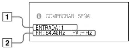SONY GDM90W01T5 - Función de aviso de la señal de entrada - 1