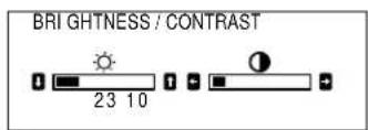 SONY GDM90W01T5 - Press the Ⓧ (brightness) ↓/↑ button. - 2