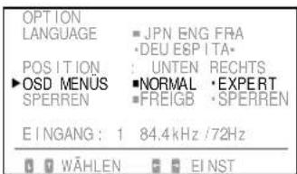 SONY GDM90W01T5 - Wählen Sie mit der Taste 0 ←/→ die Option „NORMAL“ aus. - 2