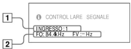 SONY GDM90W01T5 - Funzione di avvertimento del segnale d'ingresso - 1