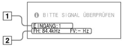 SONY GDM90W01T5 - Warnfunktion für Eingangssignal - 1
