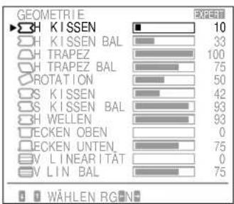 SONY GDM90W01T5 - Einstellen der Bildrotation und Korrigieren der Kissenverzeichnung - 1